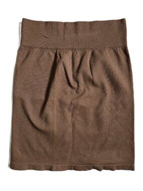 OQQ Stretchy Ribbed High Waist Casual Mini Skirt NWOT